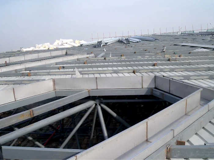 濮阳安吉县体育馆网架